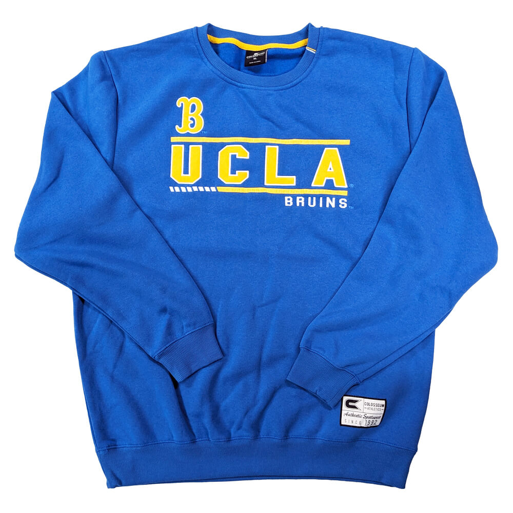COLOSSEUM　カレッジスウェットシャツ I'll BE BACK CREW COFC11606　UCLA（ブルー）