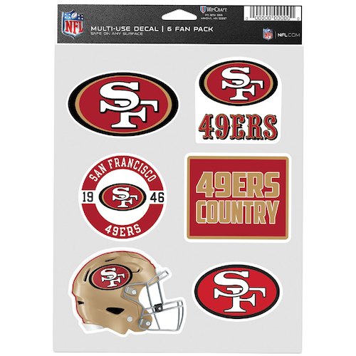 ウィンクラフト NFL マルチユースディキャル 49ers