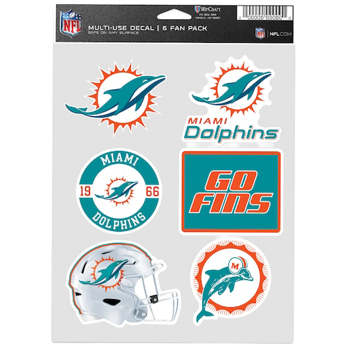 ウィンクラフト NFL マルチユースディキャル ドルフィンズ