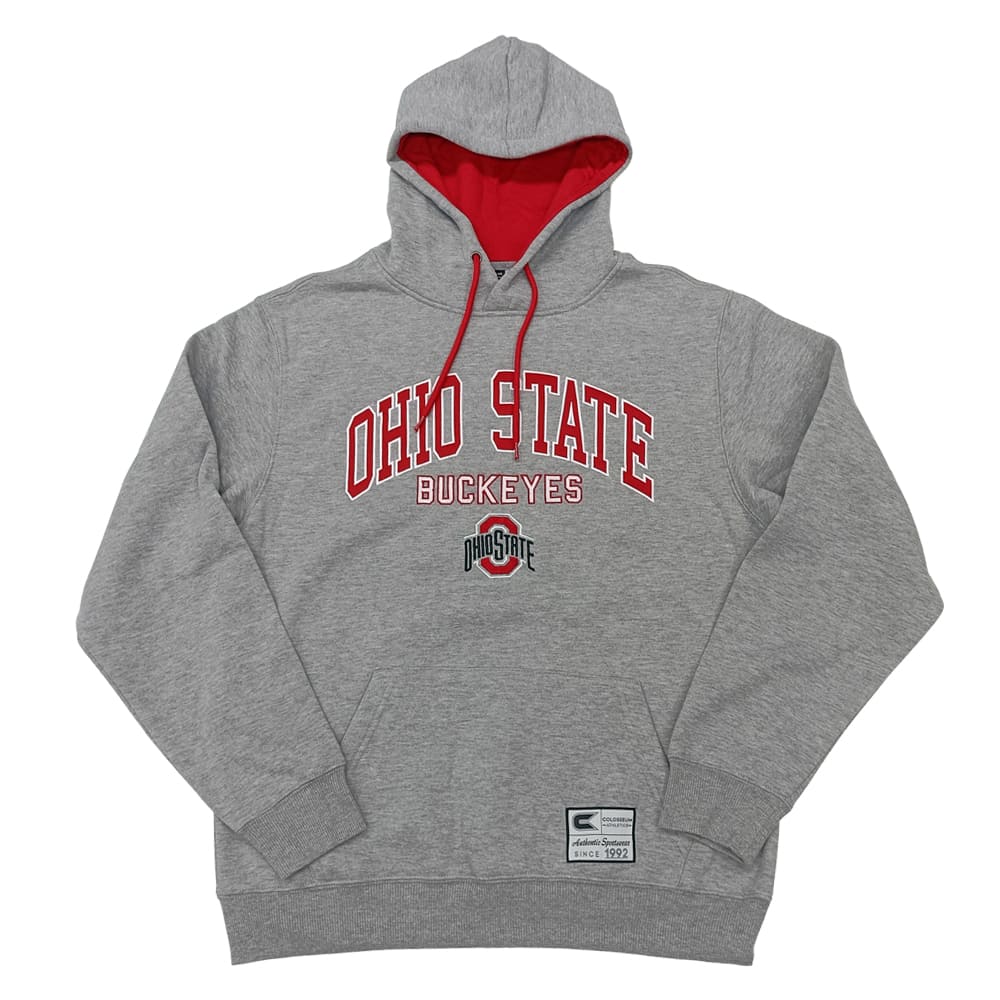 コロシアム　NCAA パーカー　YES CHEF TEAM HOODIE　COFH12085HG　オハイオ州立大学（グレー）
